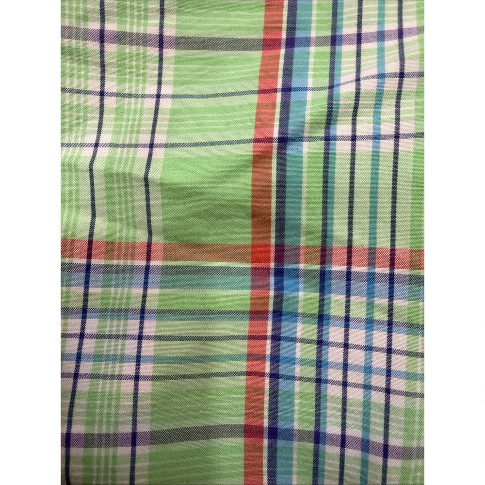 Polo Ralph Lauren Swim Trunks Men‎ Large Green Plaid Board Shorts Xl Vintage518